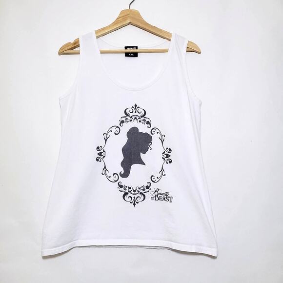 Absolute Cult | Beauty and the Beast Disney Princess Tank Top - Picture 1 of 6
